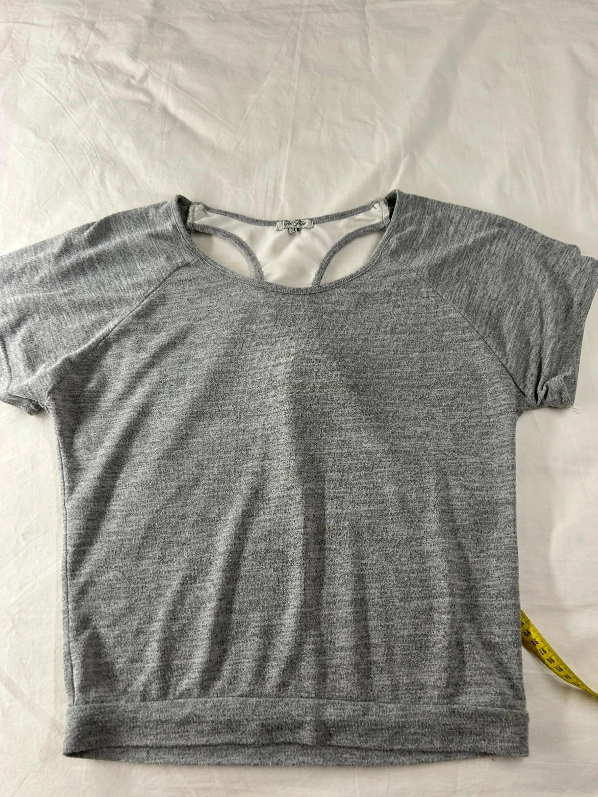 Gray short-sleeved blouse t-shirt girl tribu – photo 2